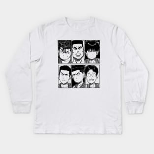 Slam Dunk Team Kids Long Sleeve T-Shirt